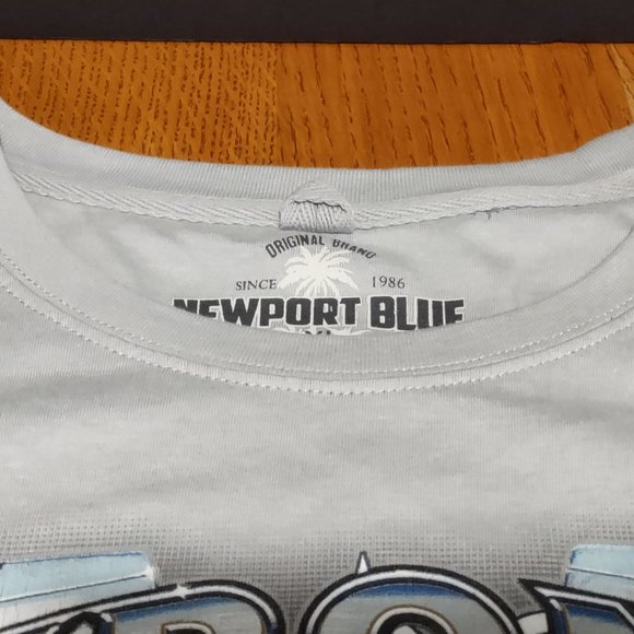 NEWPORT BLUE BEACH SIDE T-SHIRT XL - Picture 7 of 8